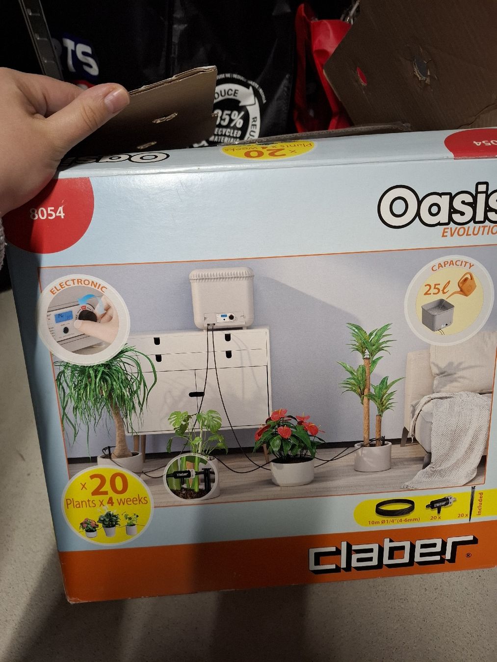 Rohre & Schläuche: Claber Oasis Evolution Bewässerungssystem 25 Liter neu – Neu und originalverpackt aus Gibswil von marie.p 1