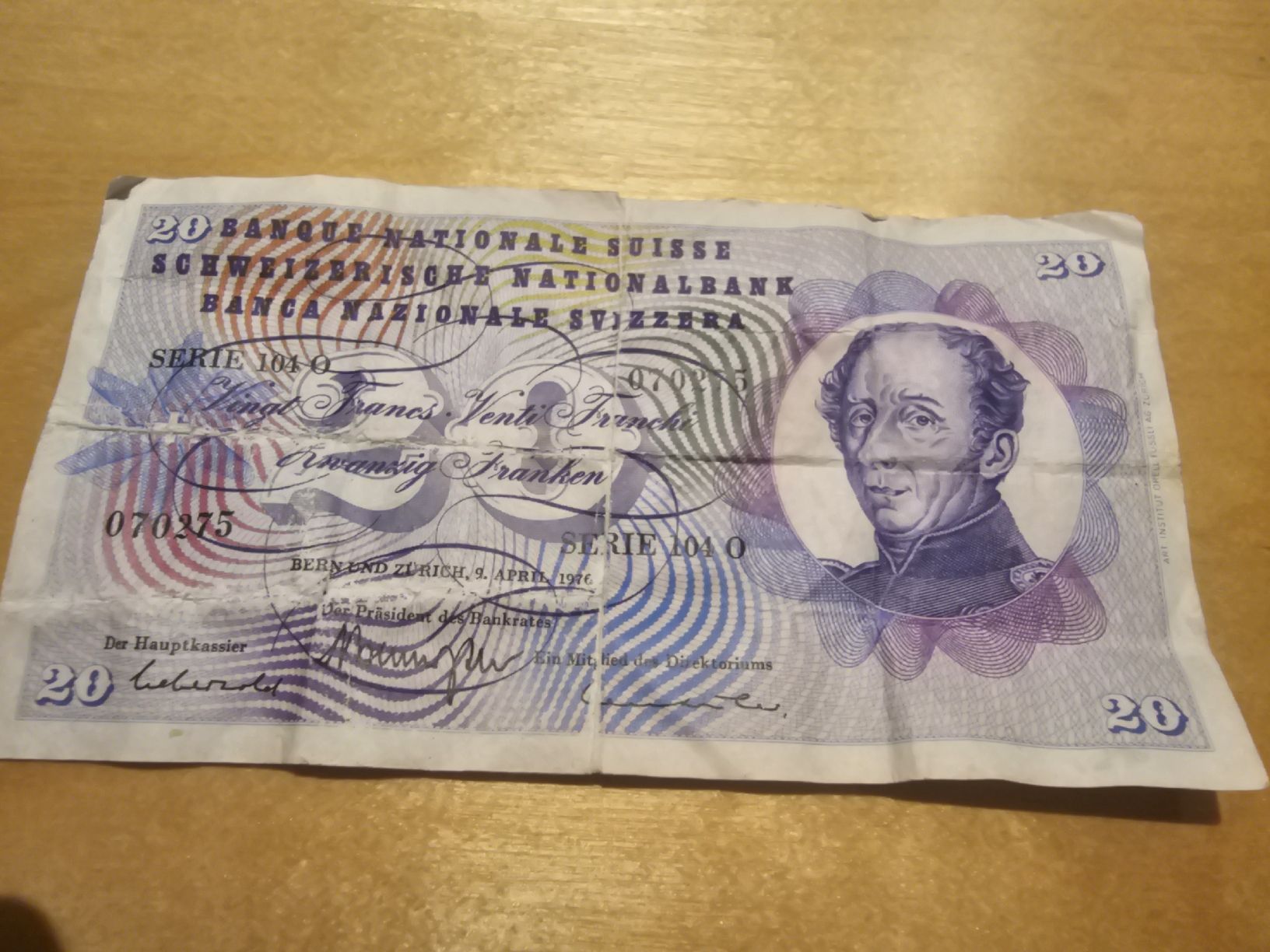 Banconote: Banknote alt Serie 104 O – Usato da Fraubrunnen venduto da mgh_2l2h