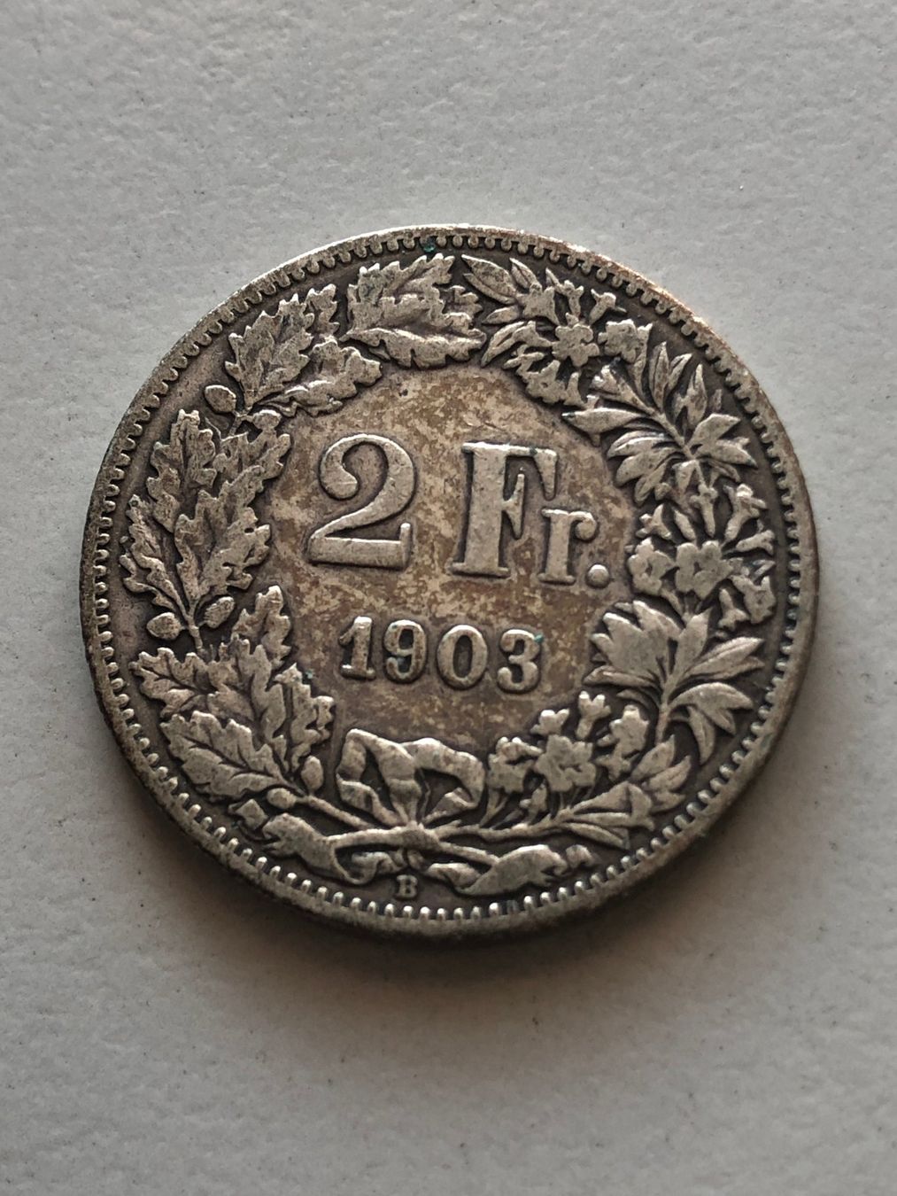 Tutti le monete: 2 Fr. 1903 – Usato da Schötz venduto da Odpa