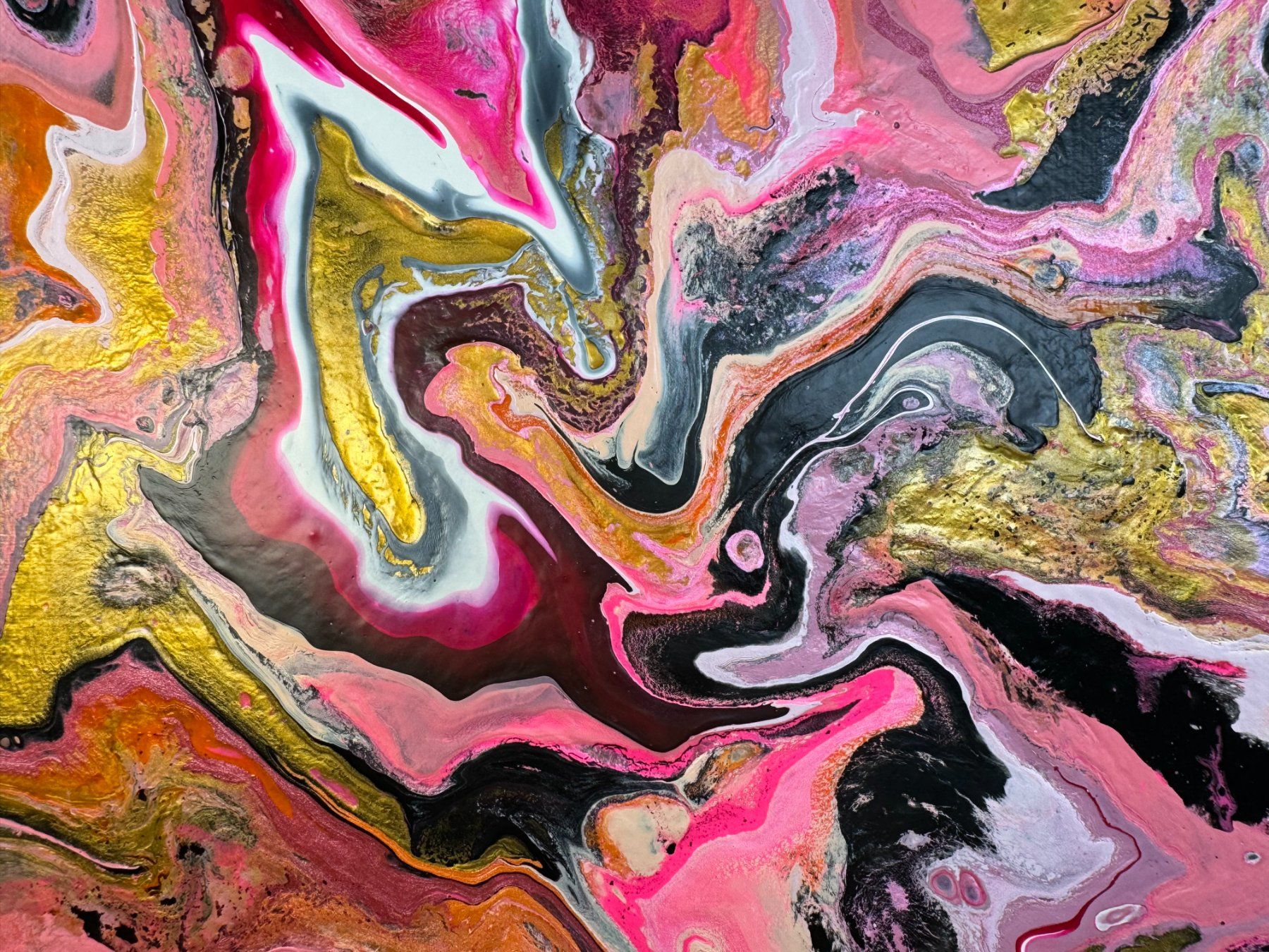 Dipinti: Acryl-Flüssigmalerei, quadratisch – Usato da Schlieren venduto da MayaSheng1983 1