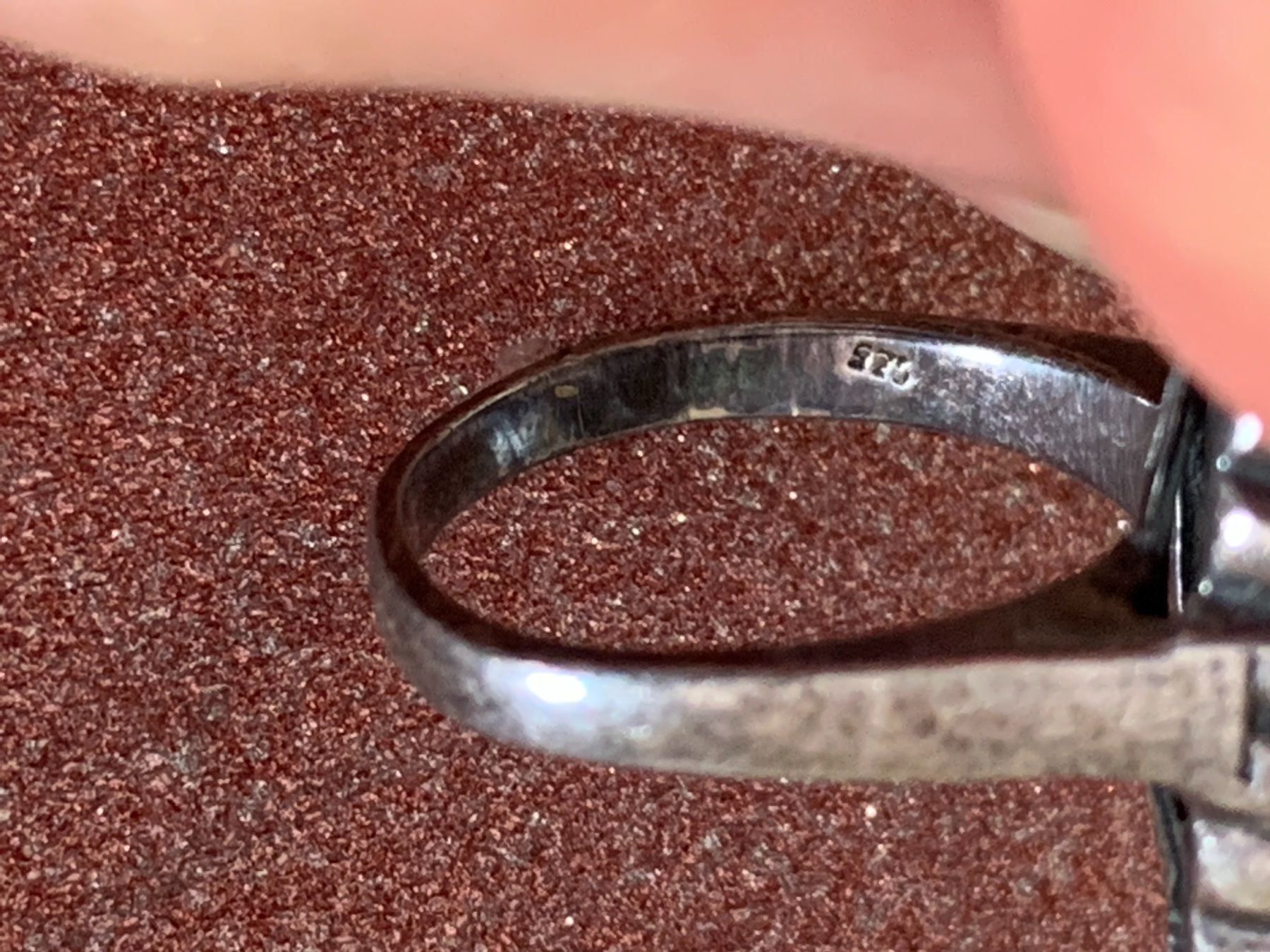 Onyx Ringe: Ring ONYX-MANDELFORM rg 52 – Gebraucht aus Dittingen von Bellevista 7