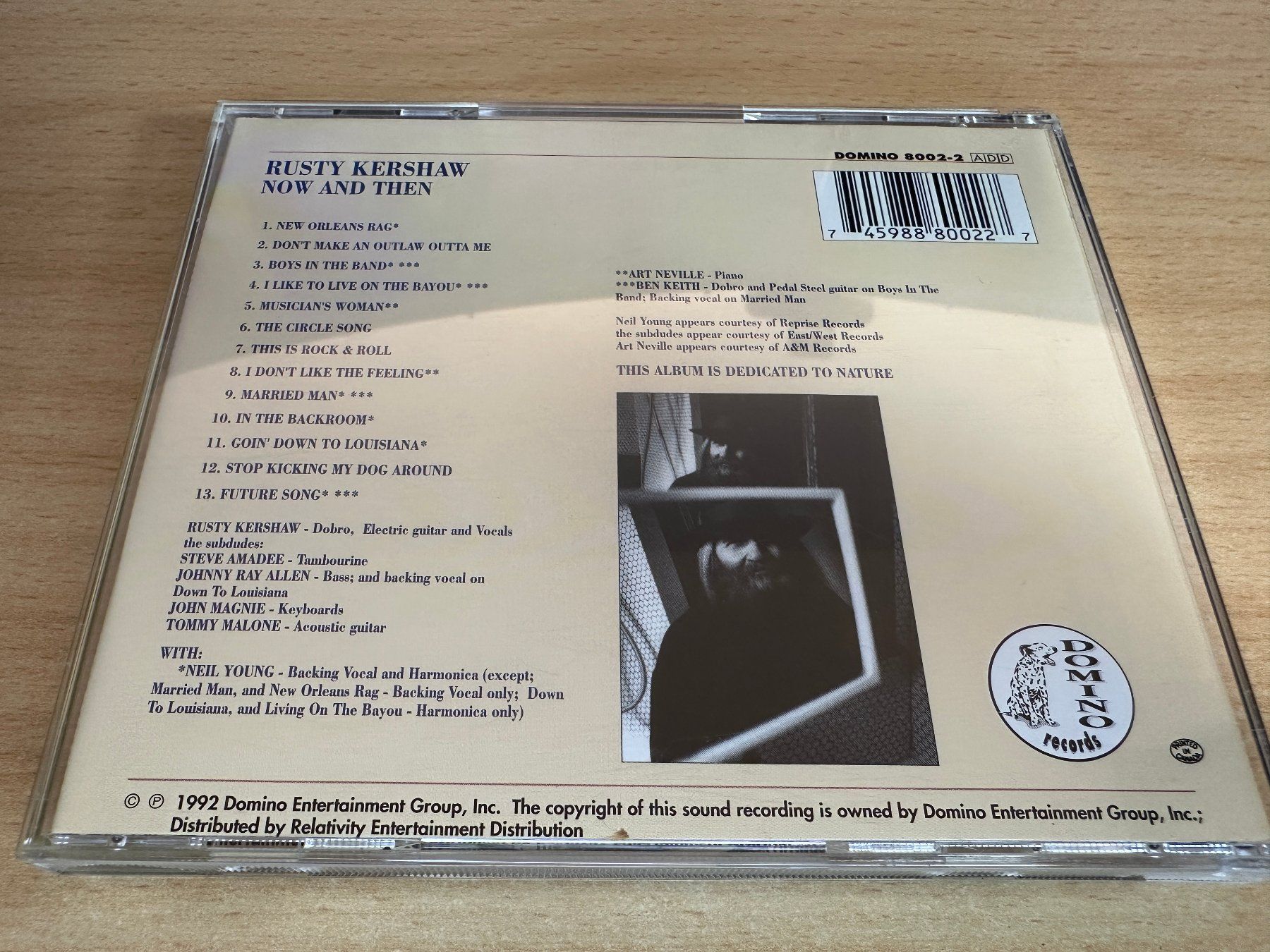 CD: Rusty Kershaw – Now & Then – Usato da Rikon im Tösstal venduto da Alpenmutz 1