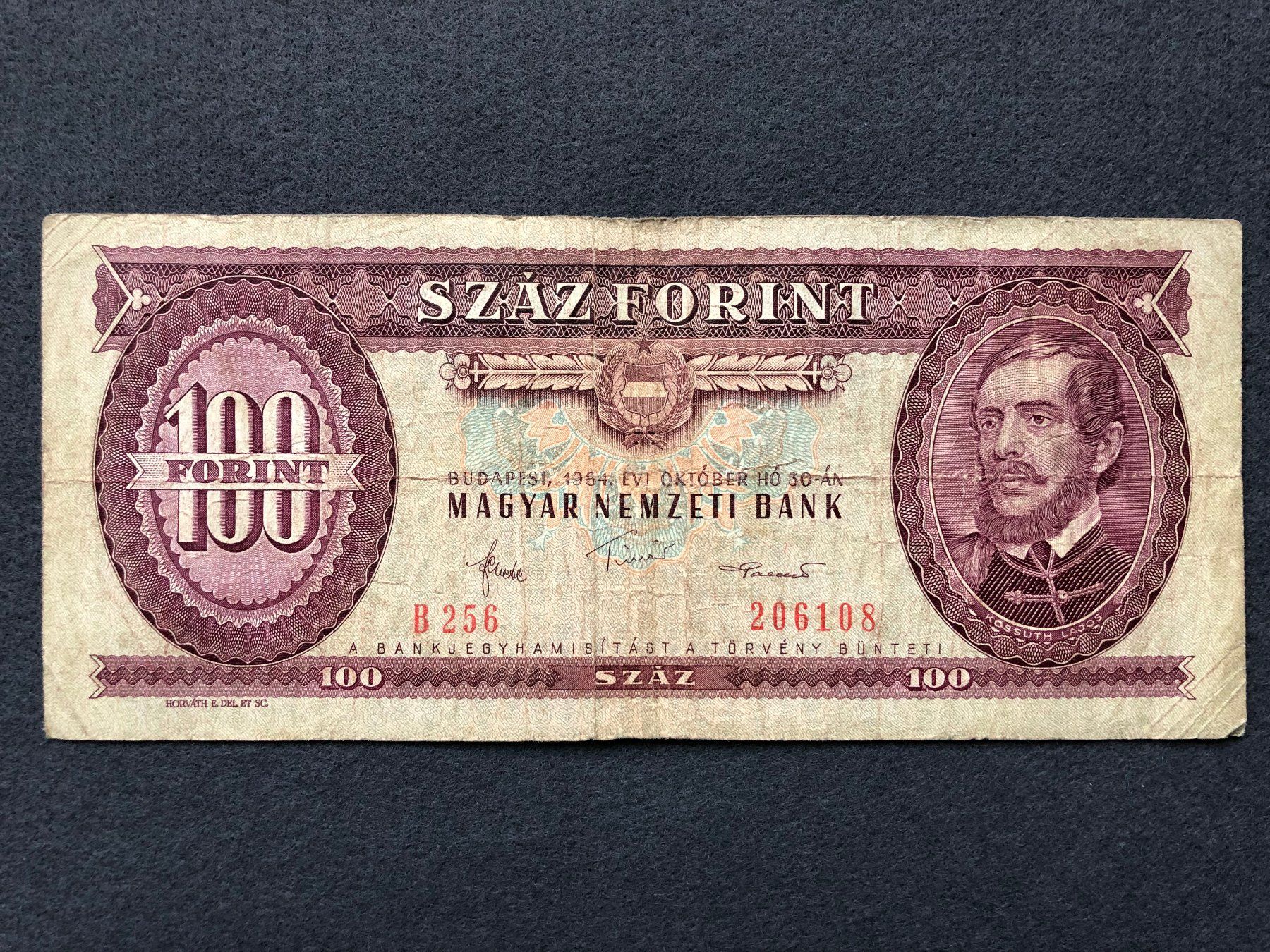 Banconote: Budapest 1964 - Ungarn - 100 Forint – Usato da Pfäffikon SZ venduto da Sieben77