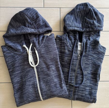 Lot de 2 sweat zippé homme L