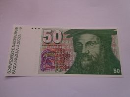 Billet Banque Suisse 50 Fr. 1998  Bankfrisch - Neuf !!!