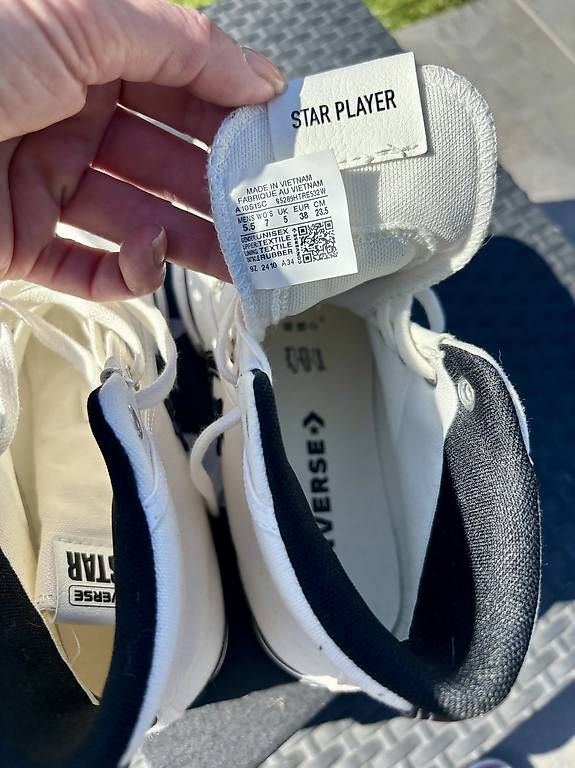 Converse Scarpe da uomo: Converse Star Player 76 neuves 38 – Nuovo e nell'imballaggio originale da Perroy venduto da barballalla 3