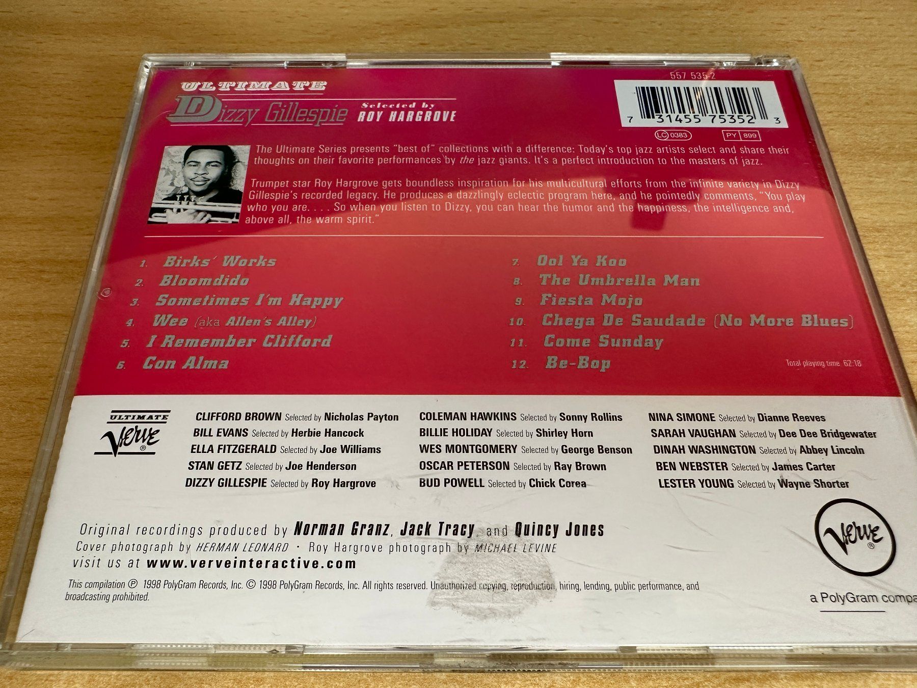 CD: J0 Dizzy Gillespie – Ultimate Dizzy Gillespie – Usato da Rikon im Tösstal venduto da Alpenmutz 1