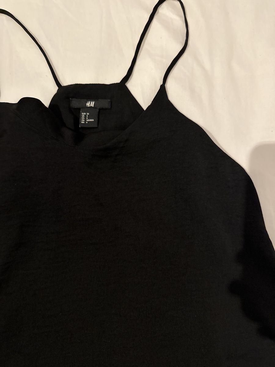 H&M Top: Schwarzes Top Gr. 34 - elegant & Sommerlich – Nuovo (secondo la descrizione) da Luzern venduto da val_z5jn 1