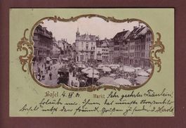 BASEL - Markt - 1901