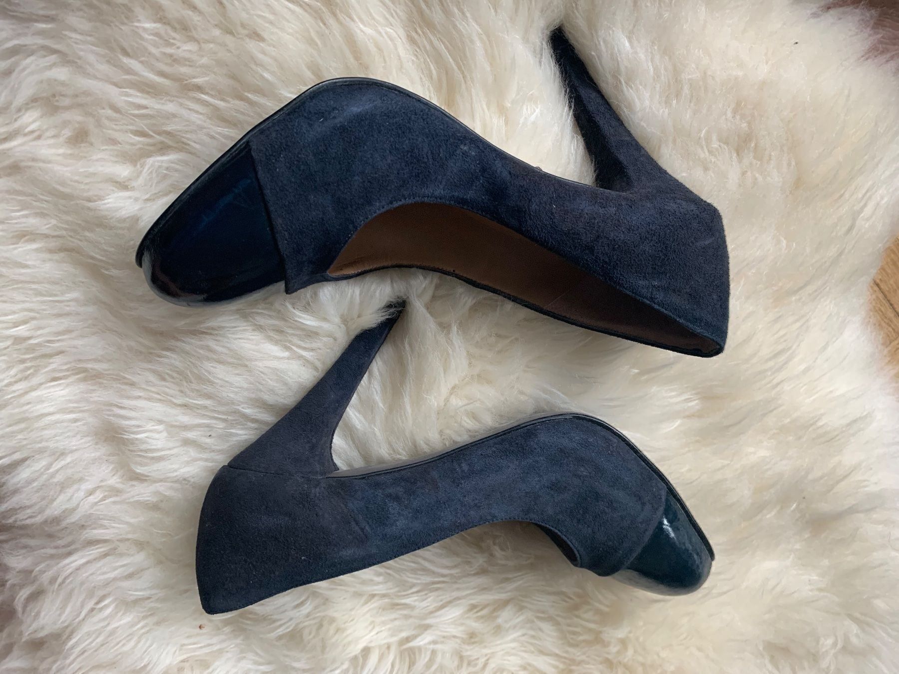 Navyboot Scarpe da donna: Navyboot new blue suede heels – Usato da Zürich venduto da EShopping81 1
