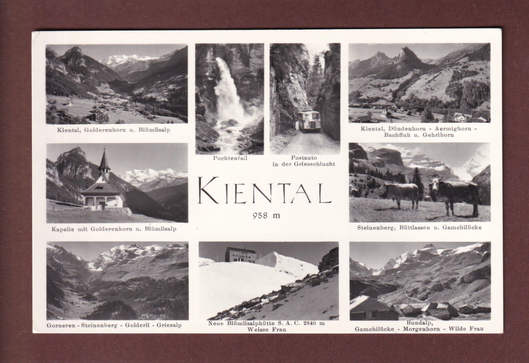 Cartoline postali: KIENTAL - 9 Bilder – Usato da Pully venduto da nicecards-shop