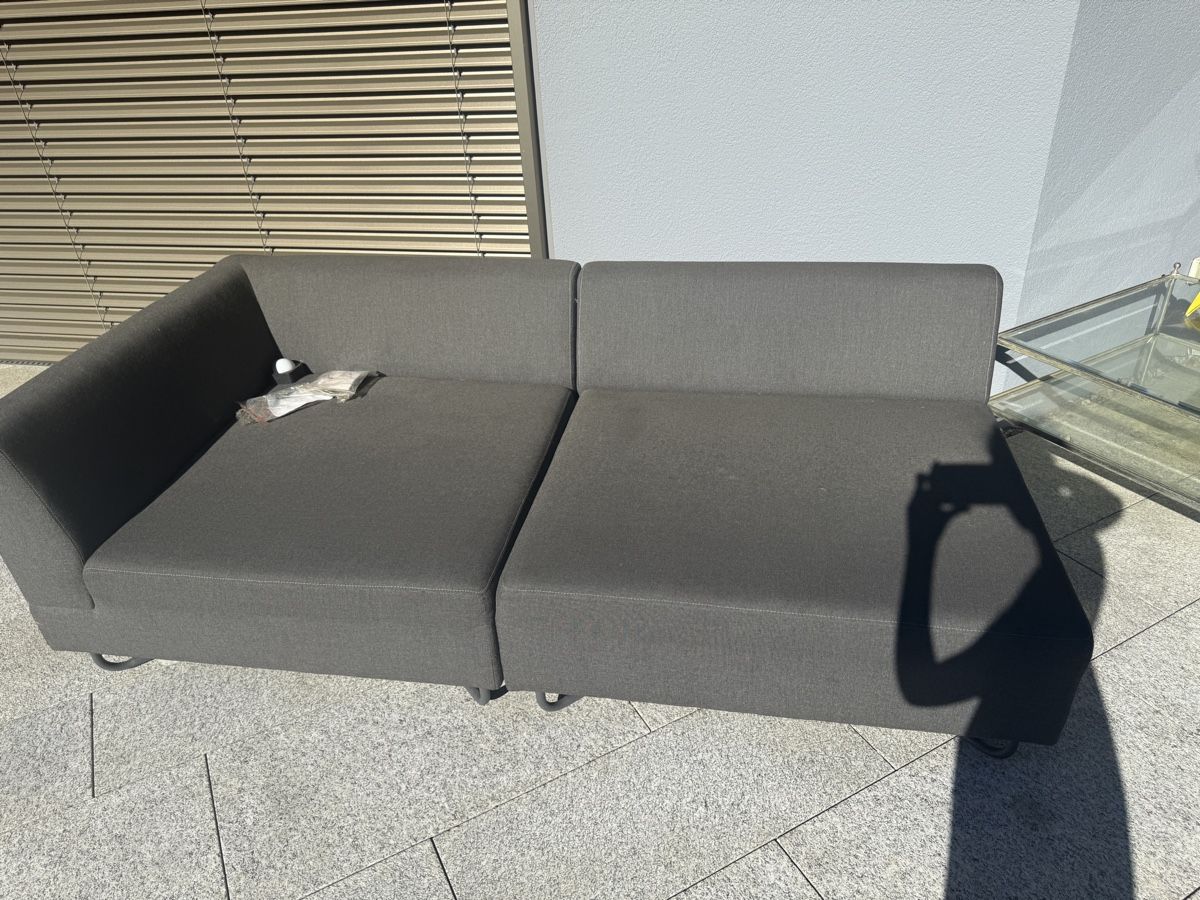 Sofas: Outdoor Sofa Set Dark Grey Modular – D'occasion à Küsnacht ZH par sammenas96 3