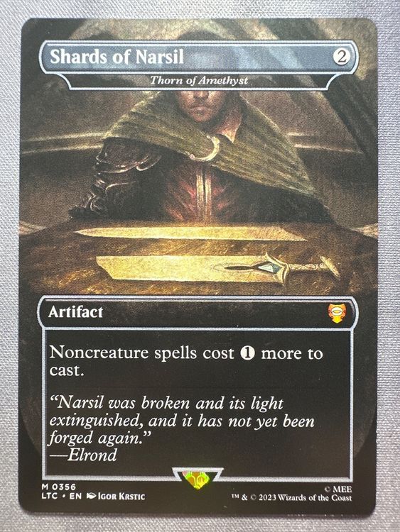 Shards of Narsil - Thorn of Amethyst (Serialized) [The Lord of the Rings: Tales of Middle-Earth Commander] main image 1