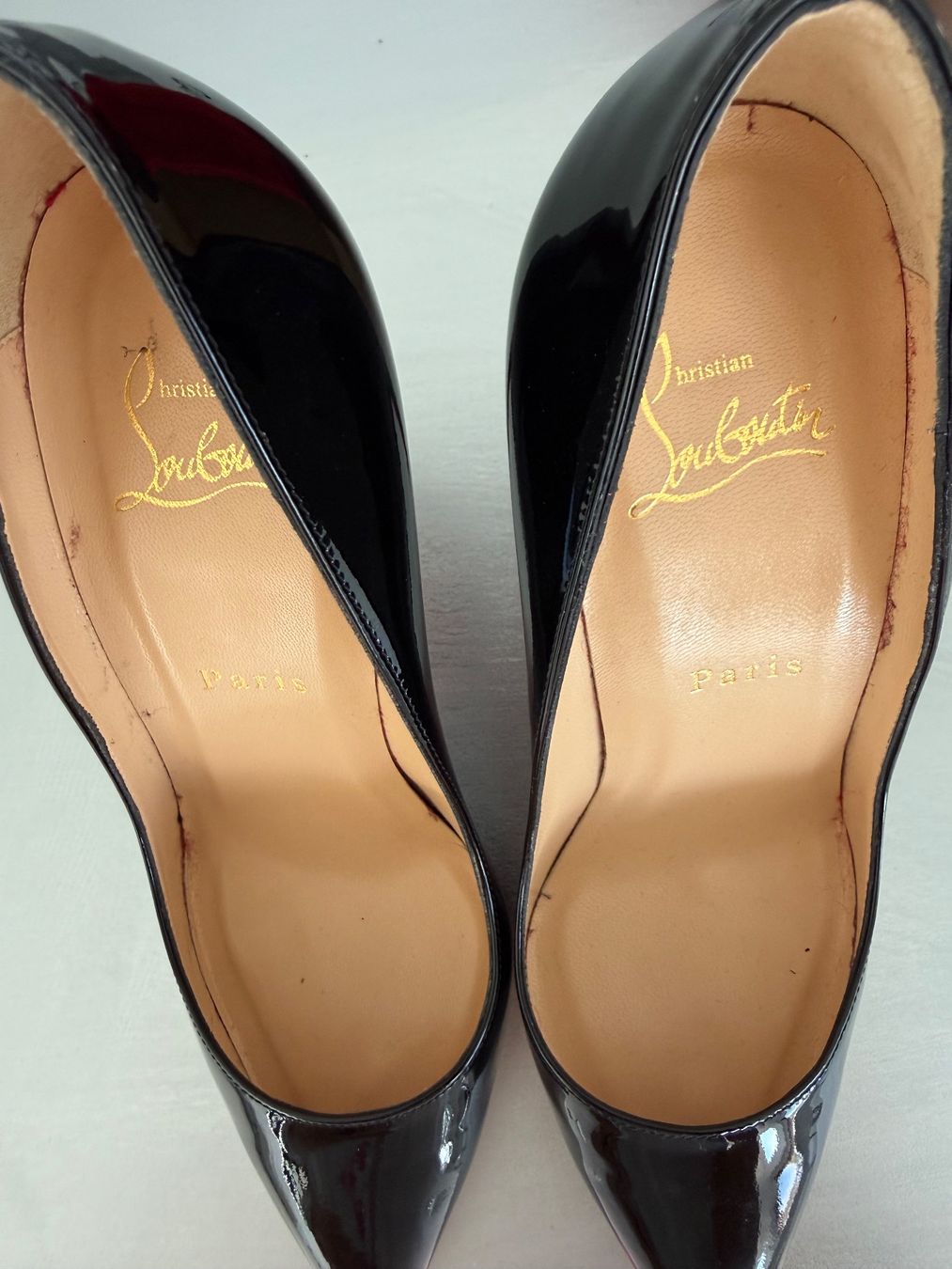 Christian Louboutin Damenschuhe: LOUBOUTIN 10 CM noir vernis 37 – Gebraucht aus RICHTERSWIL von mftjt63 5