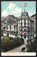 AK Engelberg, Hotel Schweizerhof, 1908