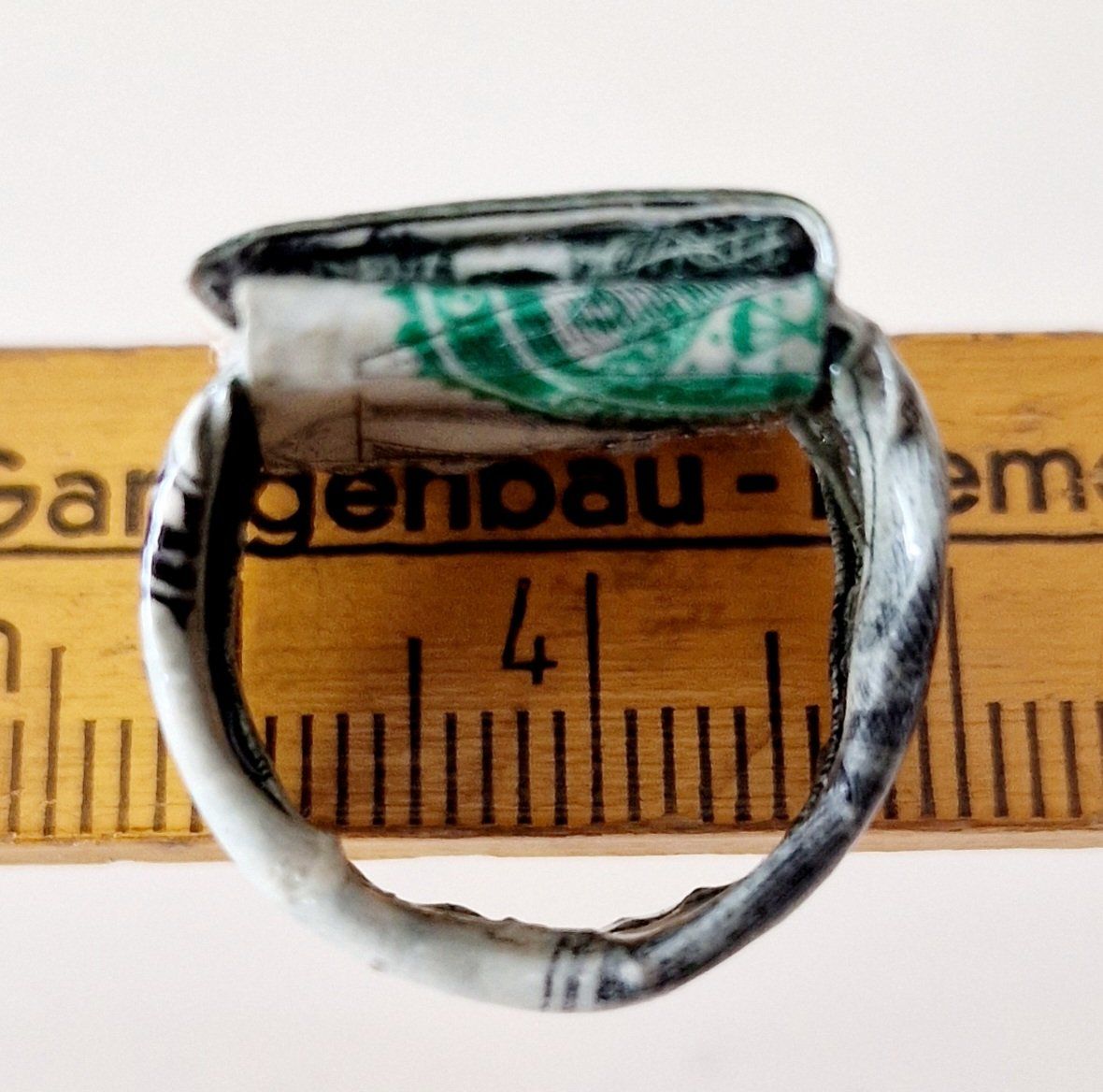 Anelli: RING DOLLAR NOTE Gefallten Exklusiver Ring Wasserdicht – Nuovo e nell'imballaggio originale da wetzikon venduto da Bestedienste 5