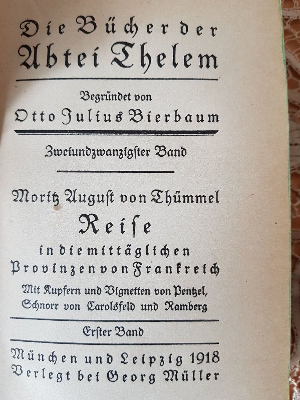 Bücher: Reise von Thümmel Moritz August in 3 Bän – Gebraucht aus zürich von gabab 4