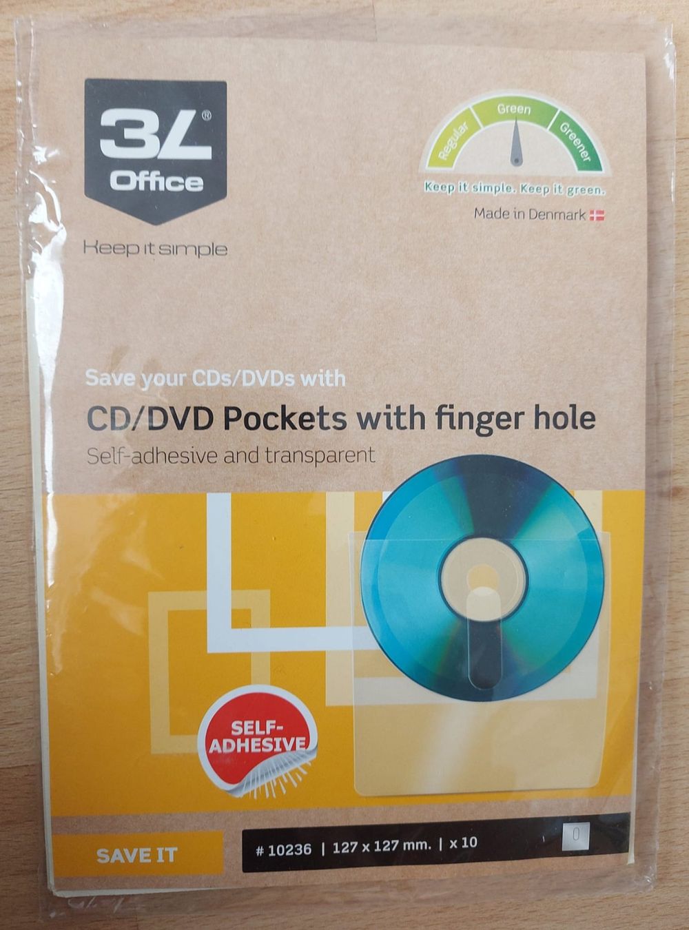 CDs: CD/DVD Hülle zum Ankleben – Gebraucht aus Rupperswil von mir_7vfc