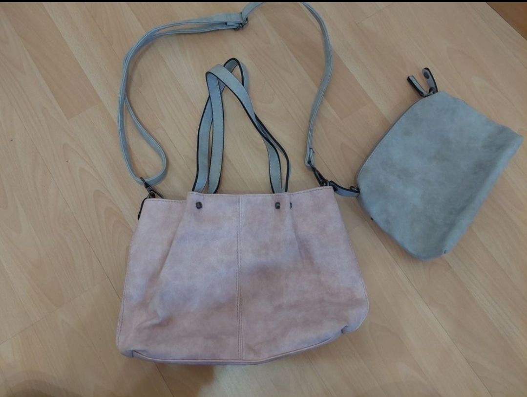 Borse da donna: Handtasche Damen Emily & Noah Rosé/Grau – Nuovo (secondo la descrizione) da Buchs ZH venduto da natu65 8