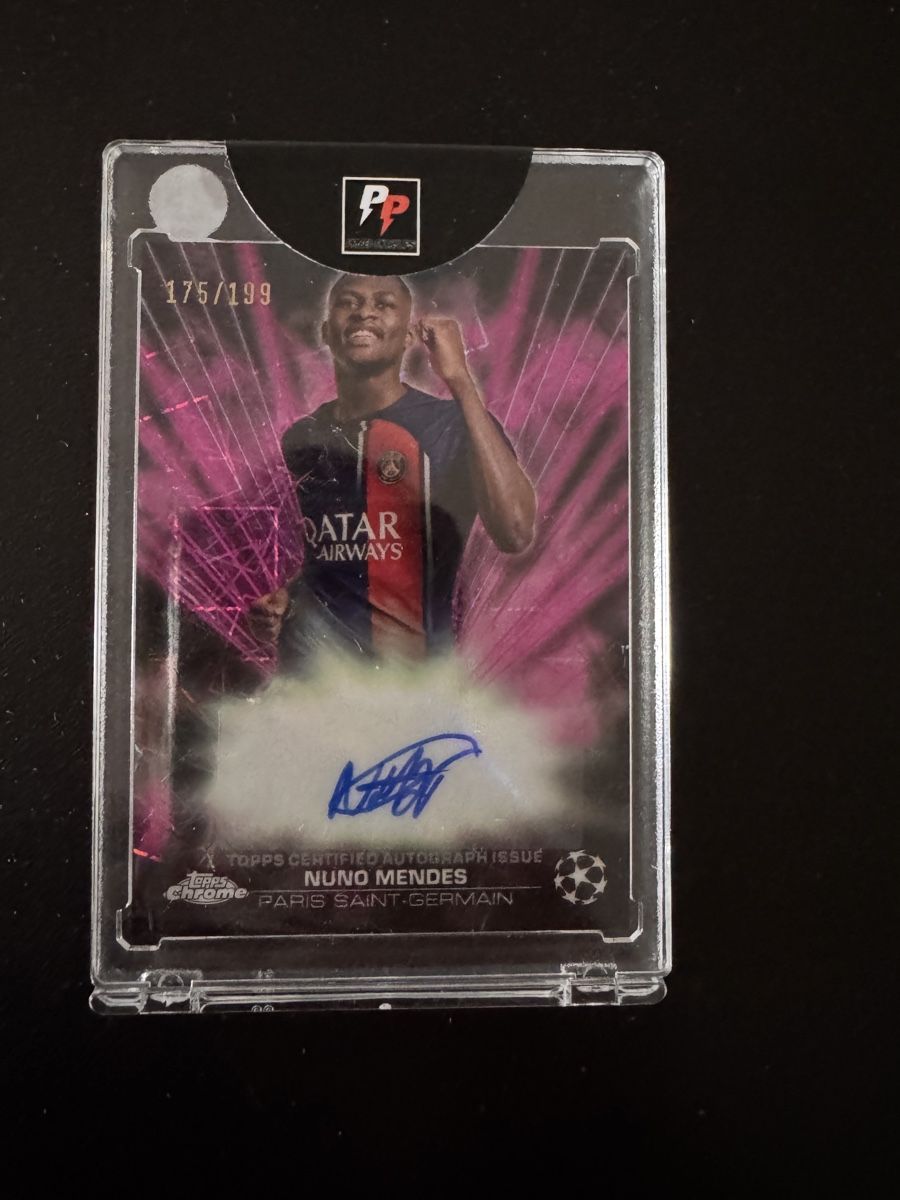 Autografi: Nuno Mendes Autogramm Topps 175/199 PSG – Nuovo (secondo la descrizione) da St. Moritz venduto da PauloM98
