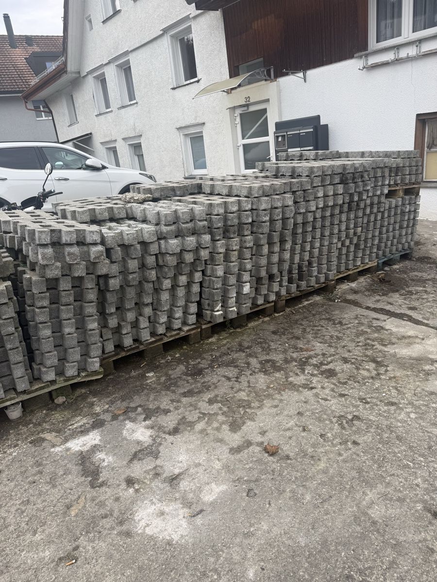 Steine & Dachziegeln: Rasengittersteine – Gebraucht aus Wittenbach von HC88 1