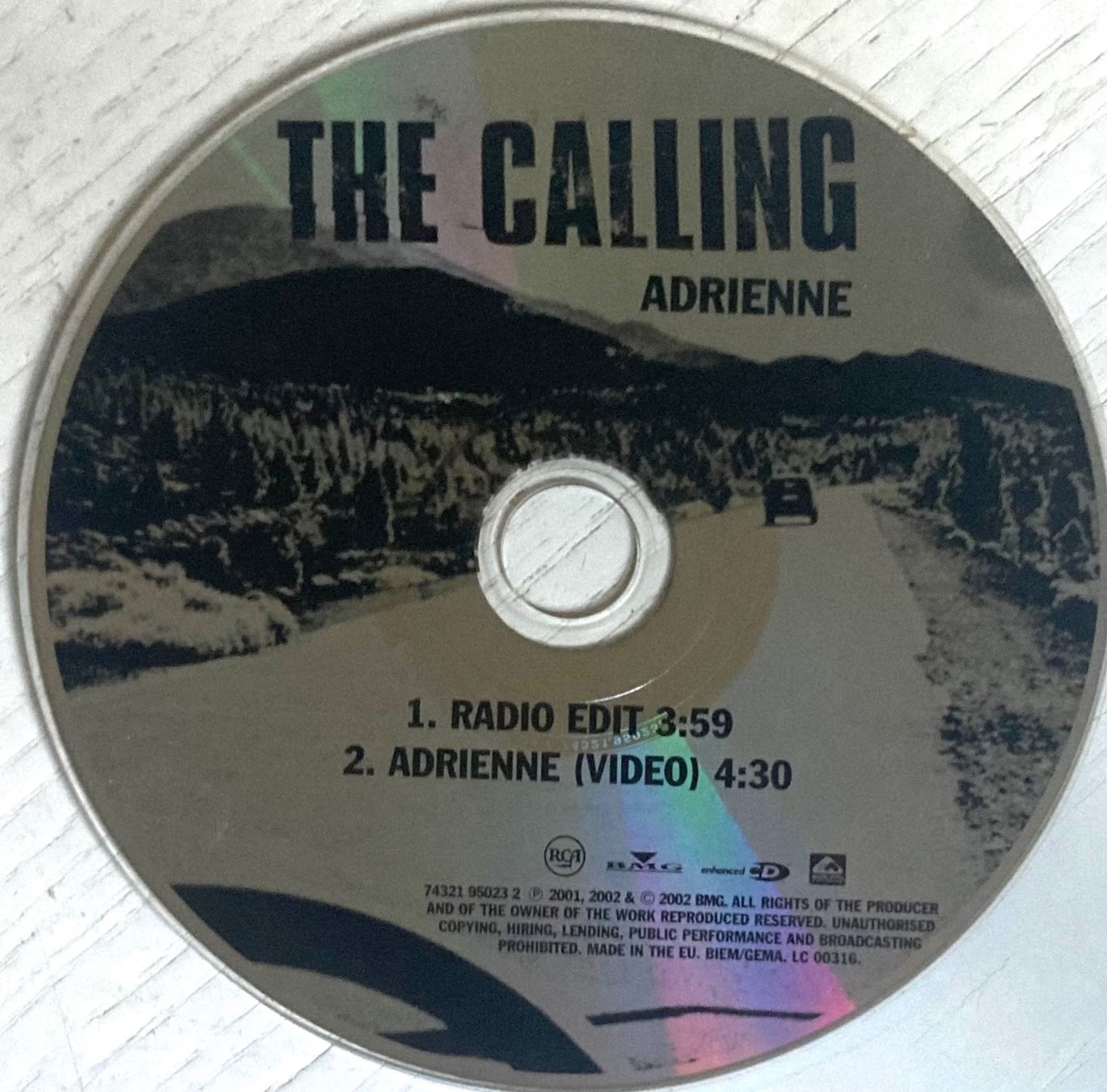 CDs: THE CALLING - ADRIENNE – Gebraucht aus Poliez-Pittet von Newtown-Records 2