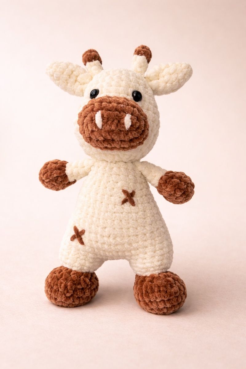Giocattoli: Kuschel Giraffe | Giraffe aus Chenille-Garn – Nuovo e nell'imballaggio originale da Luzern venduto da KiarasAtelier