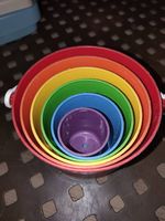 Vintage Tupperware Tuppertoys Stapelbecher / Stapelturm Bunt