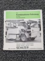 Original Prospekt Schilter Transporter Kombinationsfahrzeug
