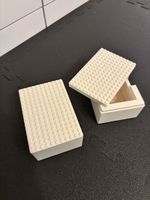 Lot de 2 boîtes de rangement Lego blanches état neuf
