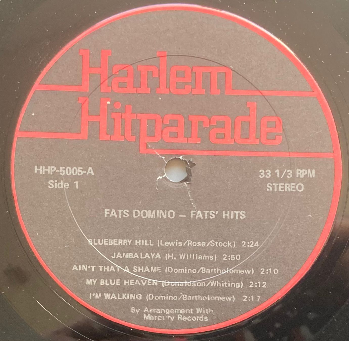 Dischi in vinile: FATS DOMINO - FAT'S HITS! – Usato da Poliez-Pittet venduto da Newtown-Records 2