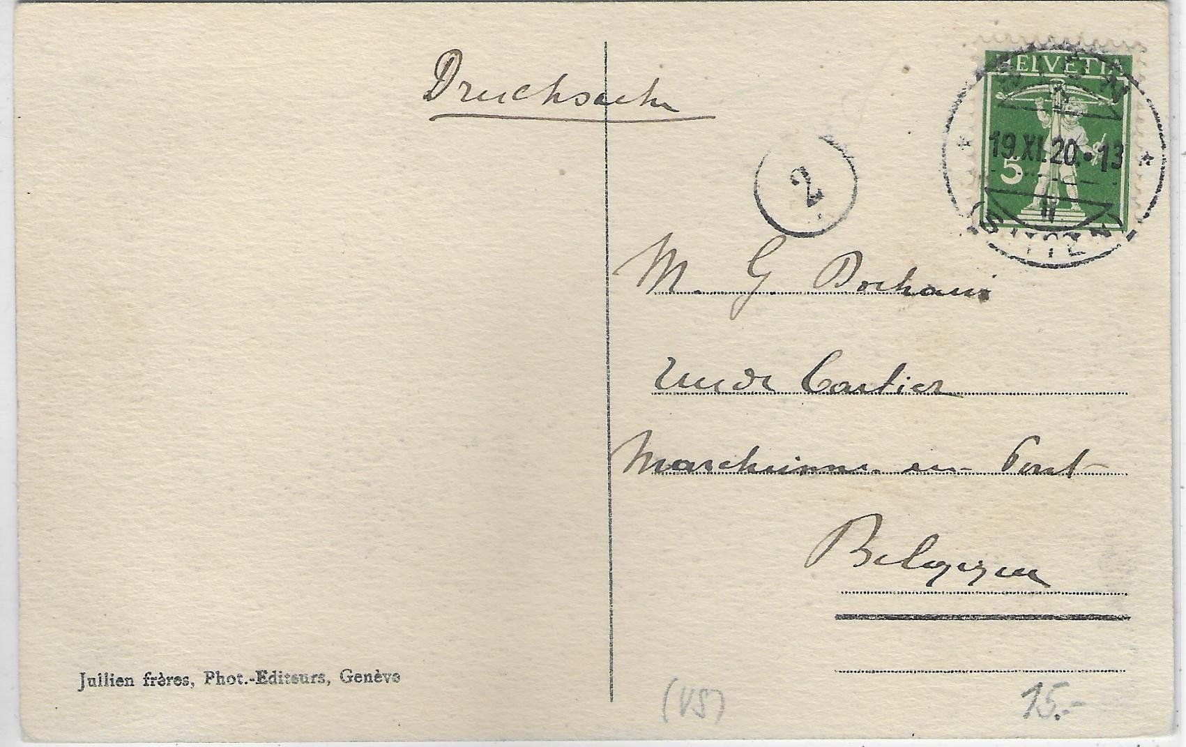 Cartoline postali: Sion - Tourbillon et Valera – Usato da Ettingen venduto da Kartenplanet 1