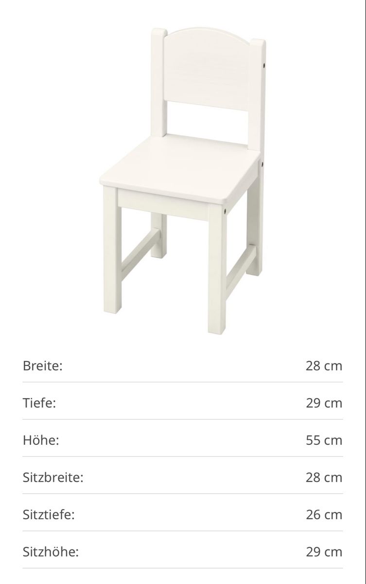 Ikea Sedie: SUNDVIK Kinderstuhl | weiss | 2 Stück | gebraucht – Usato da Zürich venduto da samira12382 4