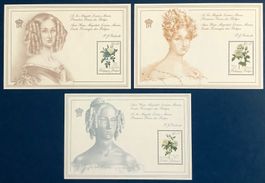 1988-89-1990 - Belgien Rosen I- II - III / Blocks 57-59-60**