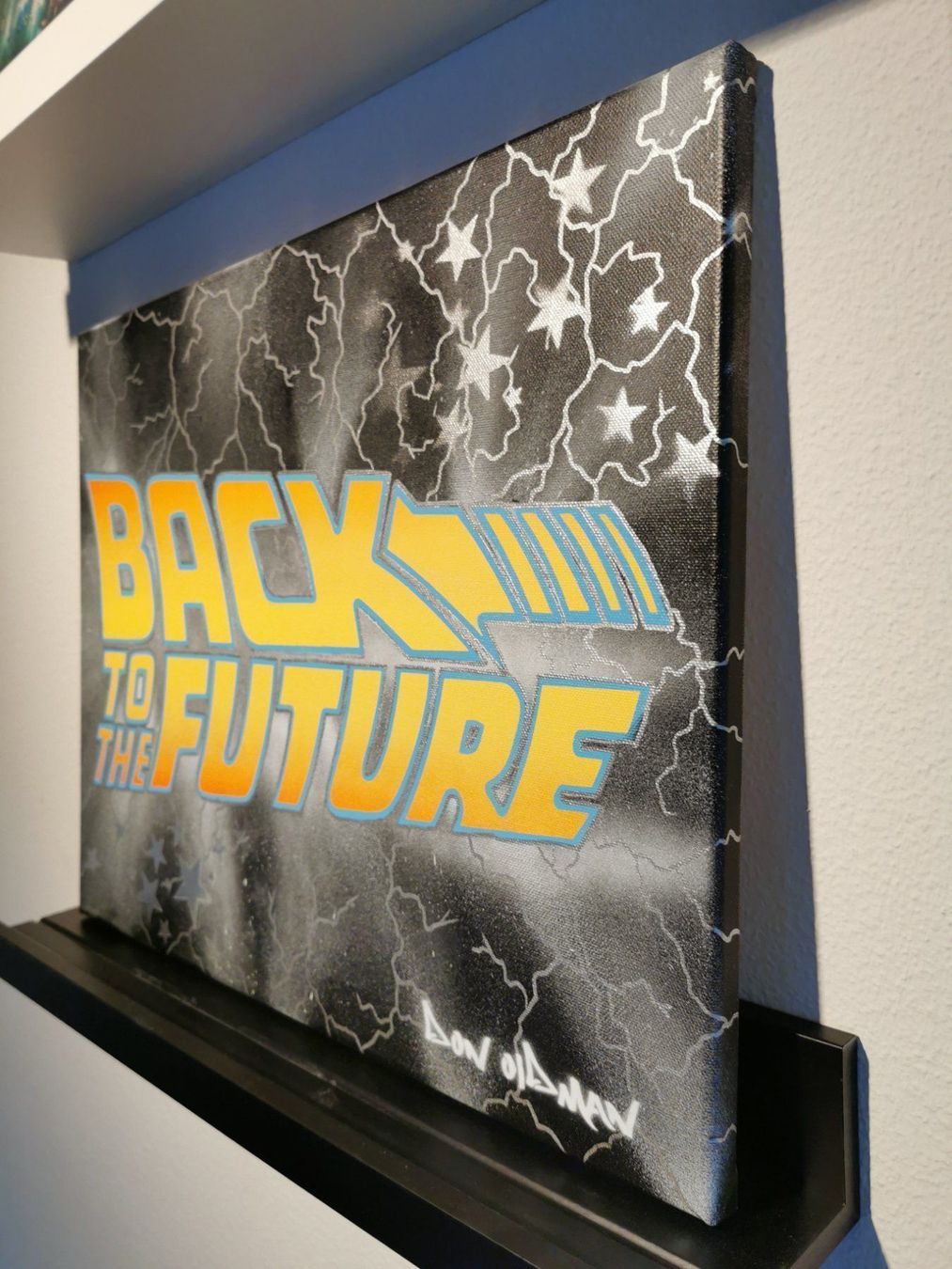 Gemälde: Back To The Future Pop Art auf Leinwand – Neu (gemäss Beschreibung) aus Thalwil von Dragonfruit 8