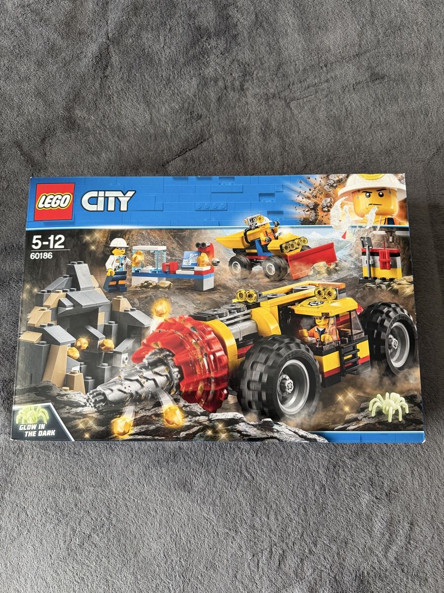 Lego Kit di costruzioni: LEGO Minenbohrer 60186, Originalverpackt – Nuovo e nell'imballaggio originale da St. Gallen venduto da Blackmoon_Flohmarkt