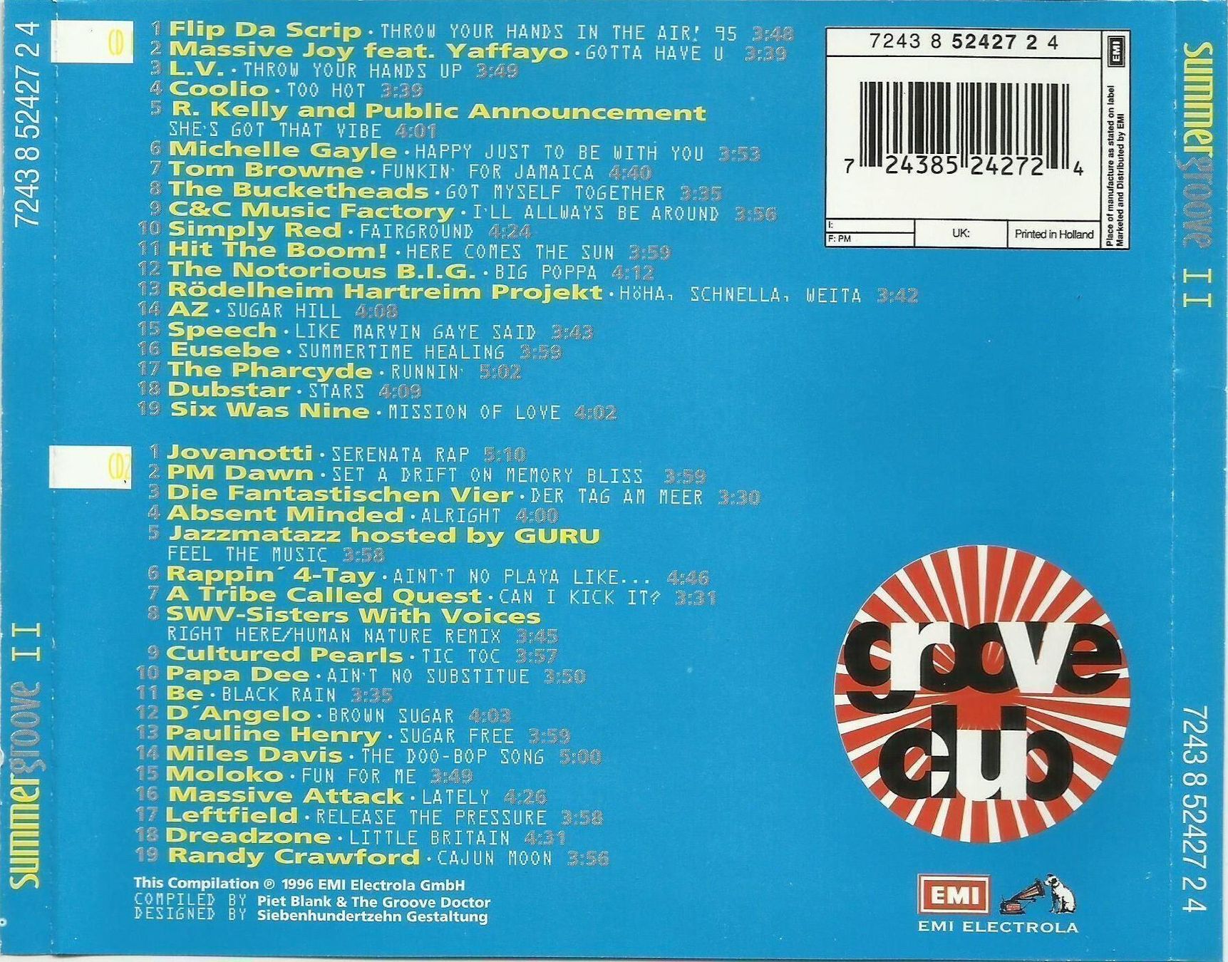 CD: Summer Groove II  CD – Usato da St. Margarethen TG venduto da ursk10 1