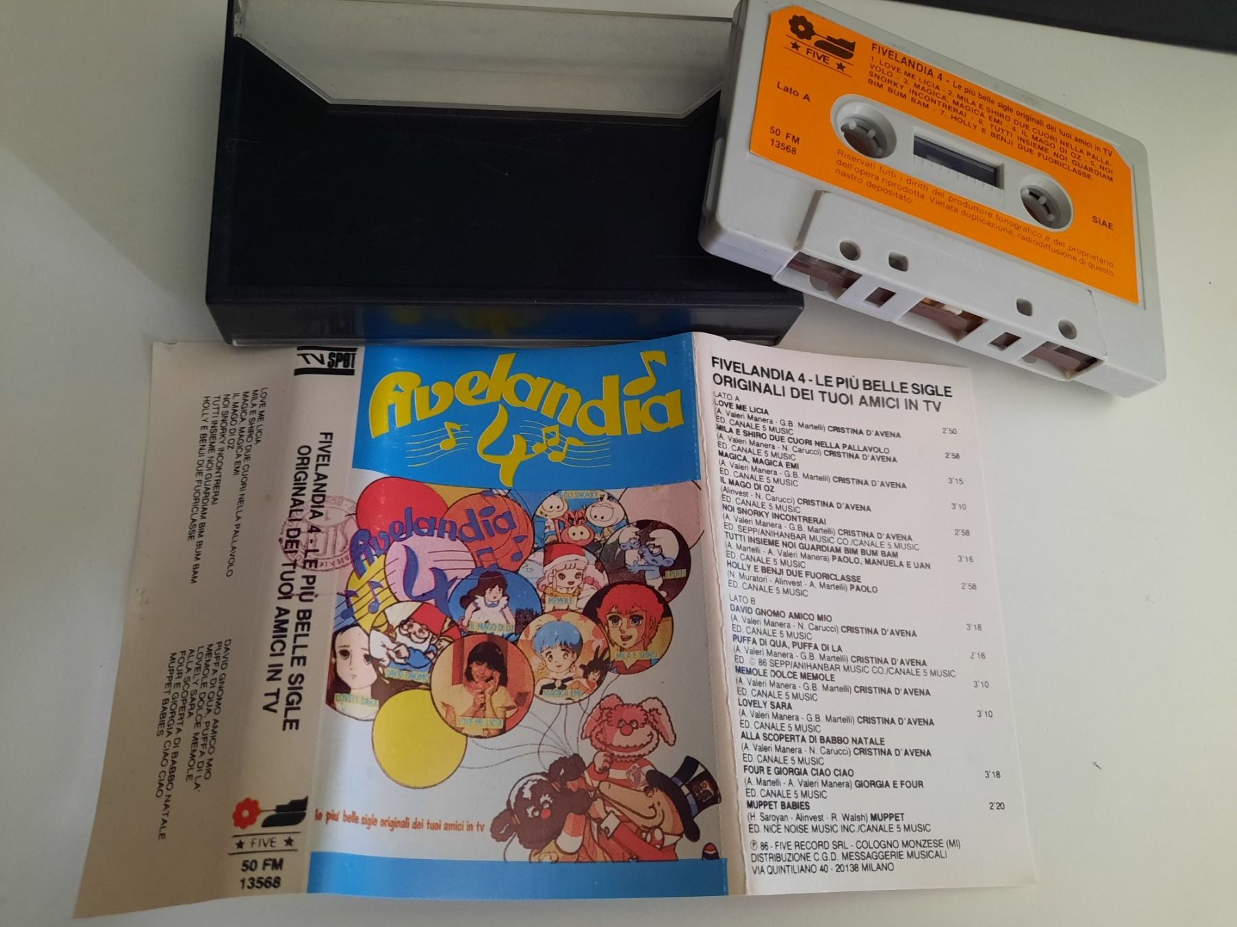 Musicassette: FIVELANDIA 4 musicassetta rara – Usato da Biasca venduto da Old_6blh 3