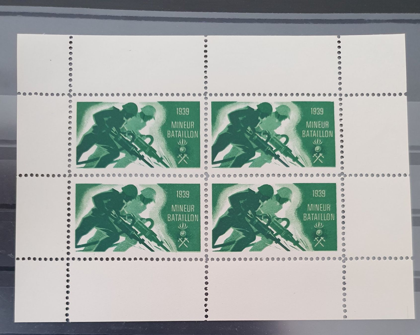Alle Briefmarken: Mineure 1939/45 mit Presslufthammer – Gebraucht aus Balgach von SIMEON27