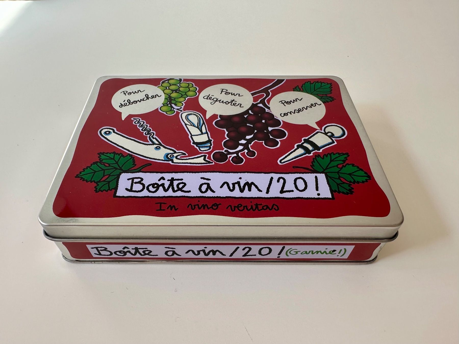 Apribottiglie & Tappi per chiusura: Boite à vin avec tir bouchon, bouchon réutilisable, bec – Nuovo e nell'imballaggio originale da Lausanne venduto da Colinwidmer 4