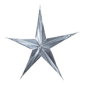 Tutte le decorazioni: Foliensterne Silber 90cm Durchmesser – Nuovo e nell'imballaggio originale da Emmen venduto da Farijentis