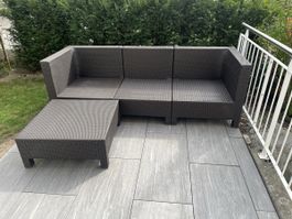 Rattan Gartenmöbel (mit Kissen)