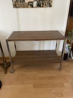 table étagère à roulettes vintage 