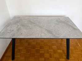 Tisch Marmoroptik Top Zustand