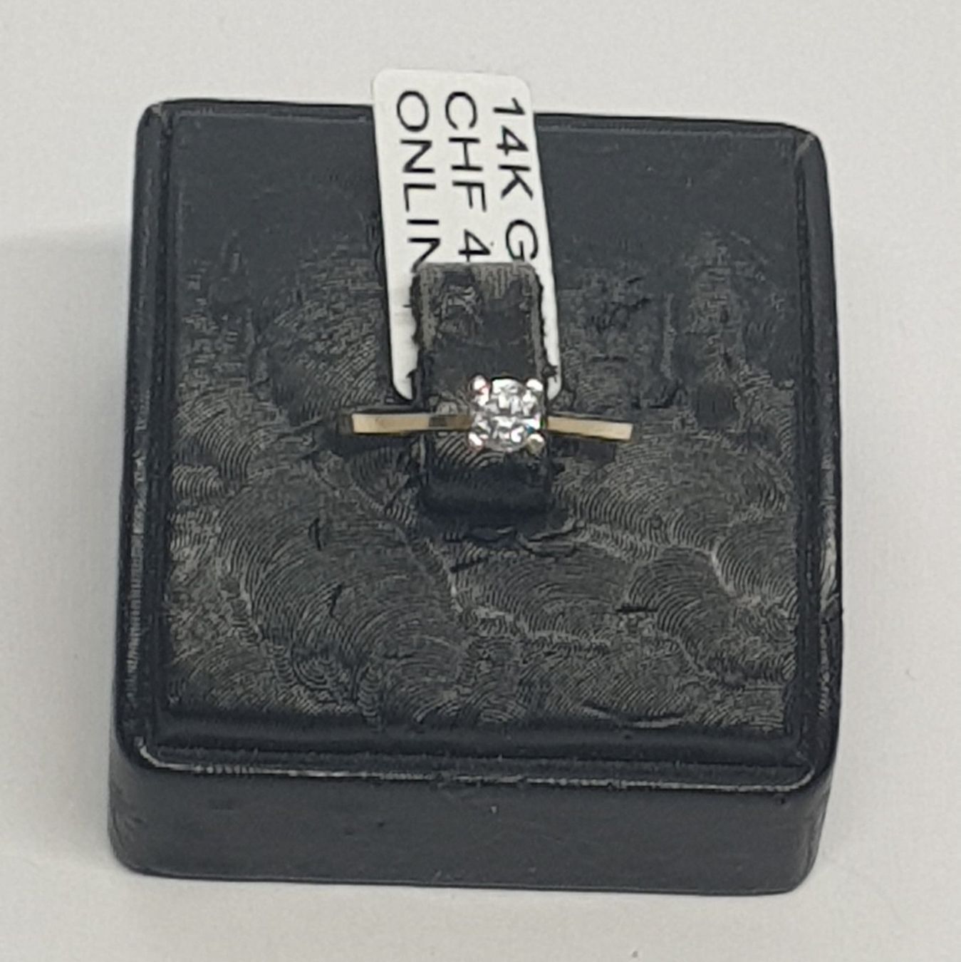 Anelli: Echt 14K Gold Ring – Usato da Luzern venduto da Goldhaus-Luzern
