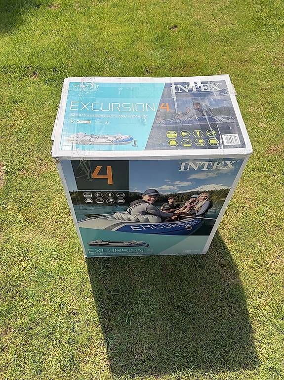 Barche: Intex Excursion 4 Schlauchboot-Set  Nur 1x benutzt! – Usato da Jonen venduto da Osim997 1