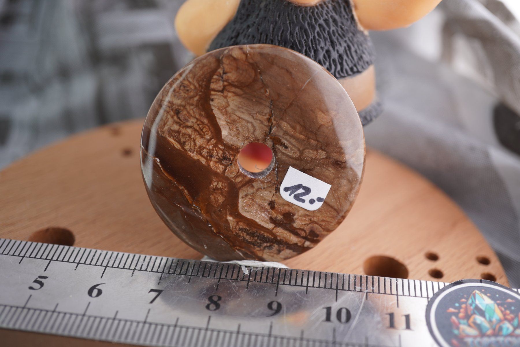 Mineralien & Heilsteine: Landschaft Jasper Pi Scheibe  ca40mm    ab  1.-     Räumung – Neu und originalverpackt aus Eschenbach SG von topstone 5