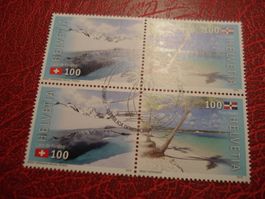 Z-Druck CH-Dominicana, 2016, 2 FDC + Lose 4erblock ET-o