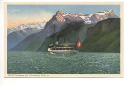 URNERSEE mit Urirotstock Dampfschiff