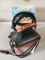 SUP Pumpe elektrisch Autoadapter mit Schlauch und Box